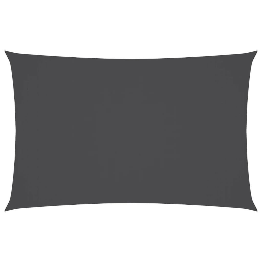 Parasole a Vela Oxford Rettangolare 5x8 m Antracite 135111