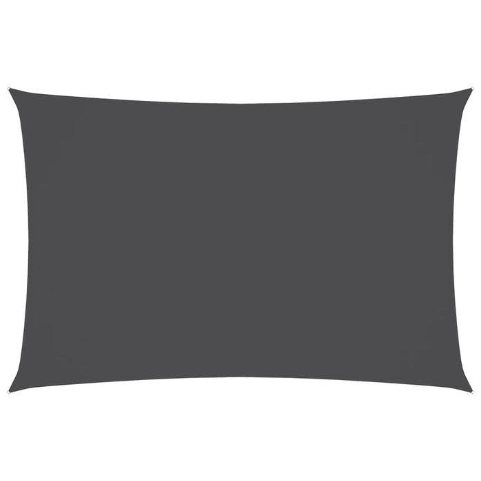 Parasole a Vela Oxford Rettangolare 6x8 m Antracite