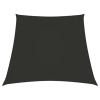 Parasole a Vela in Tela Oxford a Trapezio 2/4x3 m Antracite