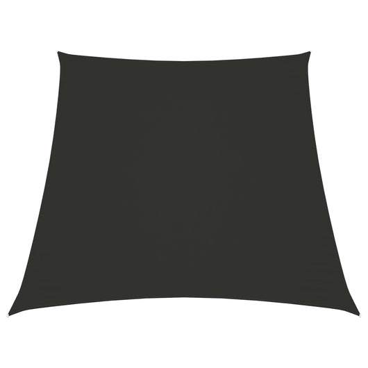 Parasole a Vela in Tela Oxford a Trapezio 2/4x3 m Antracite