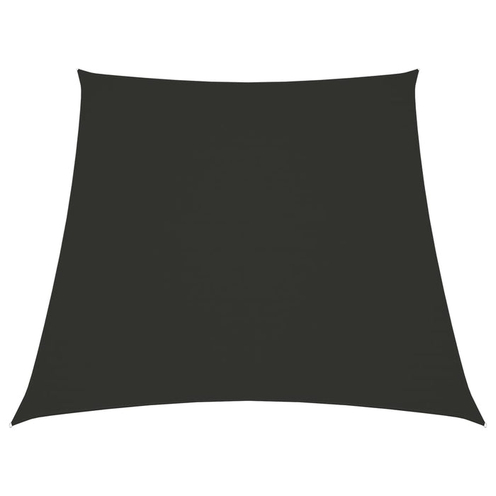 Parasole a Vela in Tela Oxford a Trapezio 2/4x3 m Antracite