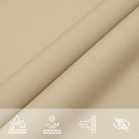 Parasole a Vela in Tela Oxford Quadrato 3x3 m Beige 135137