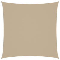 Parasole a Vela in Tela Oxford Quadrata 4x4 m Beige 135139