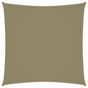Vela parasole quadrata in tessuto oxford 4 x 4 m beige 02_0009504