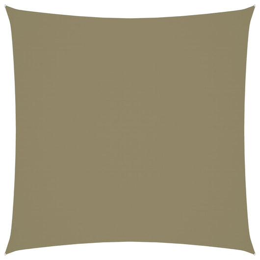 Vela parasole quadrata in tessuto oxford 4 x 4 m beige 02_0009504