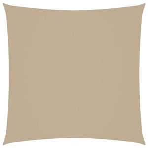 Parasole a Vela in Tela Oxford Quadrata 4x4 m Beige