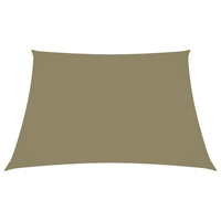Vela parasole quadrata in tessuto oxford 4 x 4 m beige 02_0009504