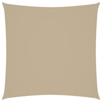 Parasole a Vela in Tela Oxford Quadrato 6x6 m Beige 135142