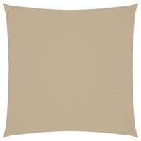 Parasole a Vela in Tela Oxford Quadrato 7x7 m Beige