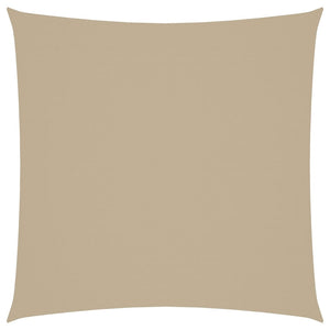 Parasole a Vela in Tela Oxford Quadrato 7x7 m Beige