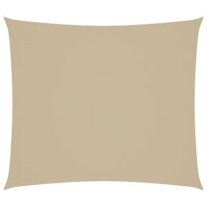 Parasole a Vela Oxford Rettangolare 2x2,5 m Beige 135144