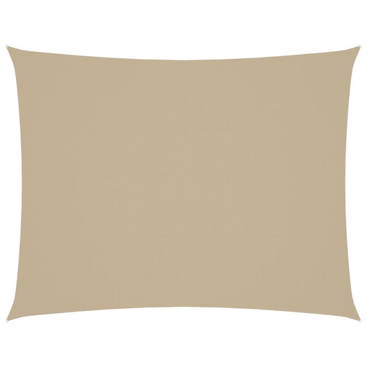 Parasole a Vela Oxford Rettangolare 2x3 m Beige