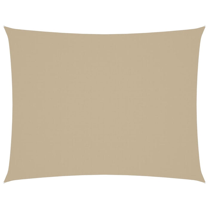 Parasole a Vela Oxford Rettangolare 2x3 m Beige