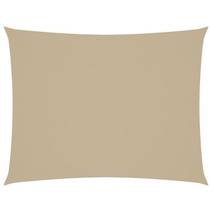 Parasole a Vela Oxford Rettangolare 2x3 m Beige 135145