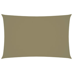 Vela parasole parasole rettangolare in tessuto oxford 2 x 4,5 m beige 02_0009617