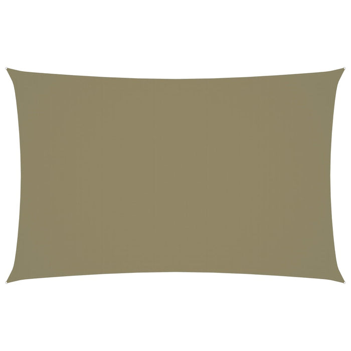 Vela parasole parasole rettangolare in tessuto oxford 2 x 4,5 m beige 02_0009617