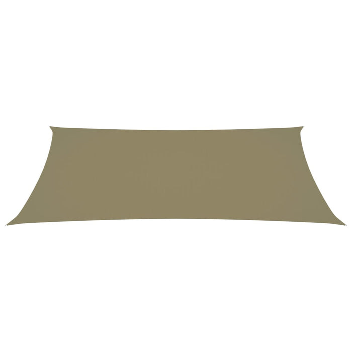Vela parasole parasole rettangolare in tessuto oxford 2 x 4,5 m beige 02_0009617