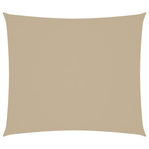 Parasole a Vela Oxford Rettangolare 2,5x3 m Beige