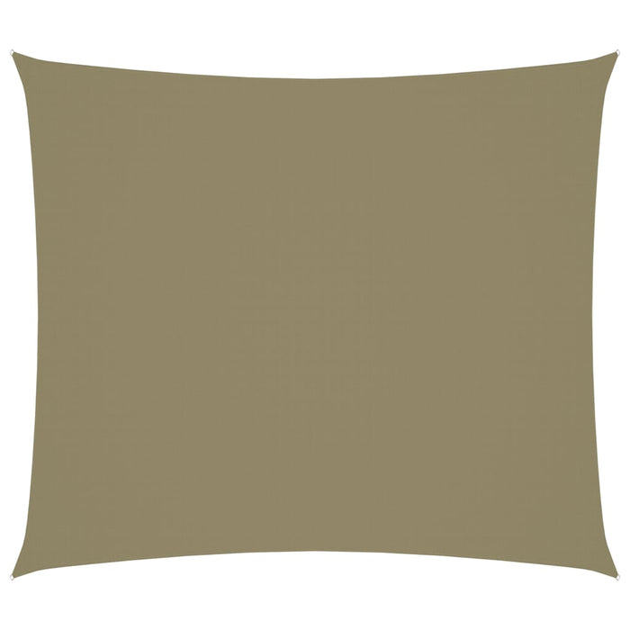 Ombrellone in tessuto vela rettangolare tessuto oxford 2,5 x 3 m beige 02_0009549