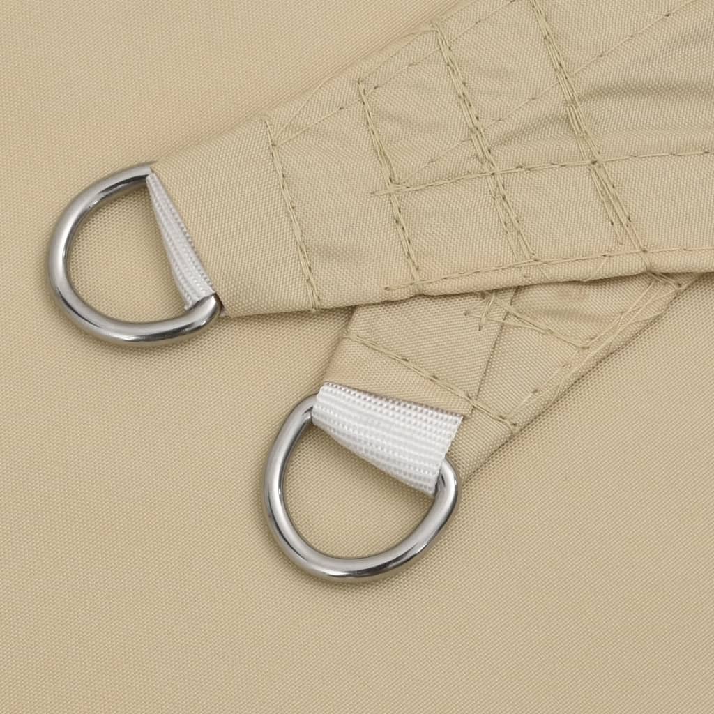 Parasole a Vela Oxford Rettangolare 2,5x3,5 m Beige 135151