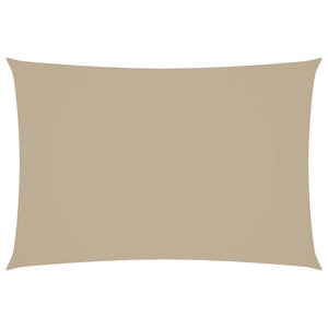 Parasole a Vela Oxford Rettangolare 2,5x4,5 m Beige