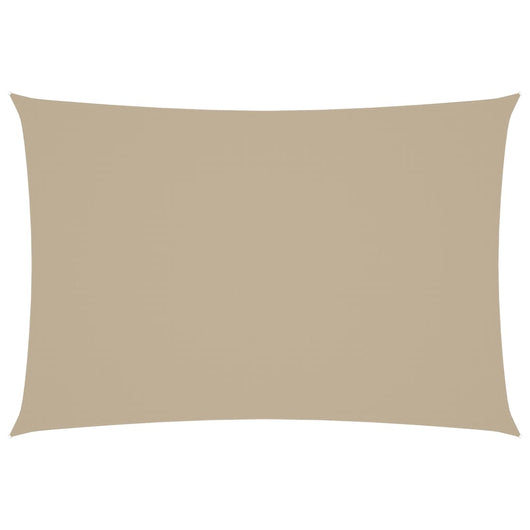 Parasole a Vela Oxford Rettangolare 2,5x4,5 m Beige