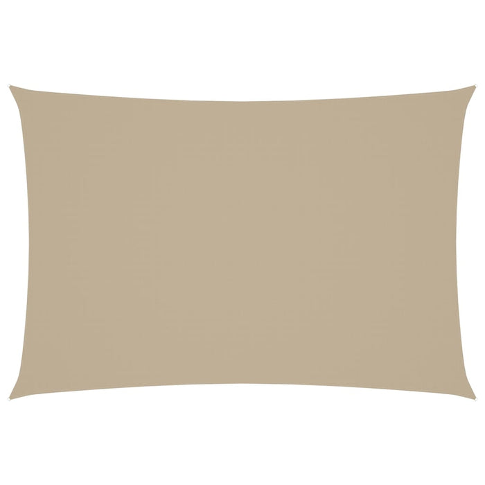Parasole a Vela Oxford Rettangolare 2,5x4,5 m Beige