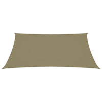 Ombrellone in tessuto vela rettangolare tessuto oxford 2,5 x 4,5 m beige 02_0009574