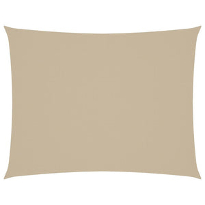 Parasole a Vela Oxford Rettangolare 3x4,5 m Beige 135156
