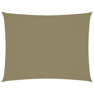 Ombrellone in tessuto vela rettangolare tessuto oxford 3 x 4,5 m beige 02_0009669