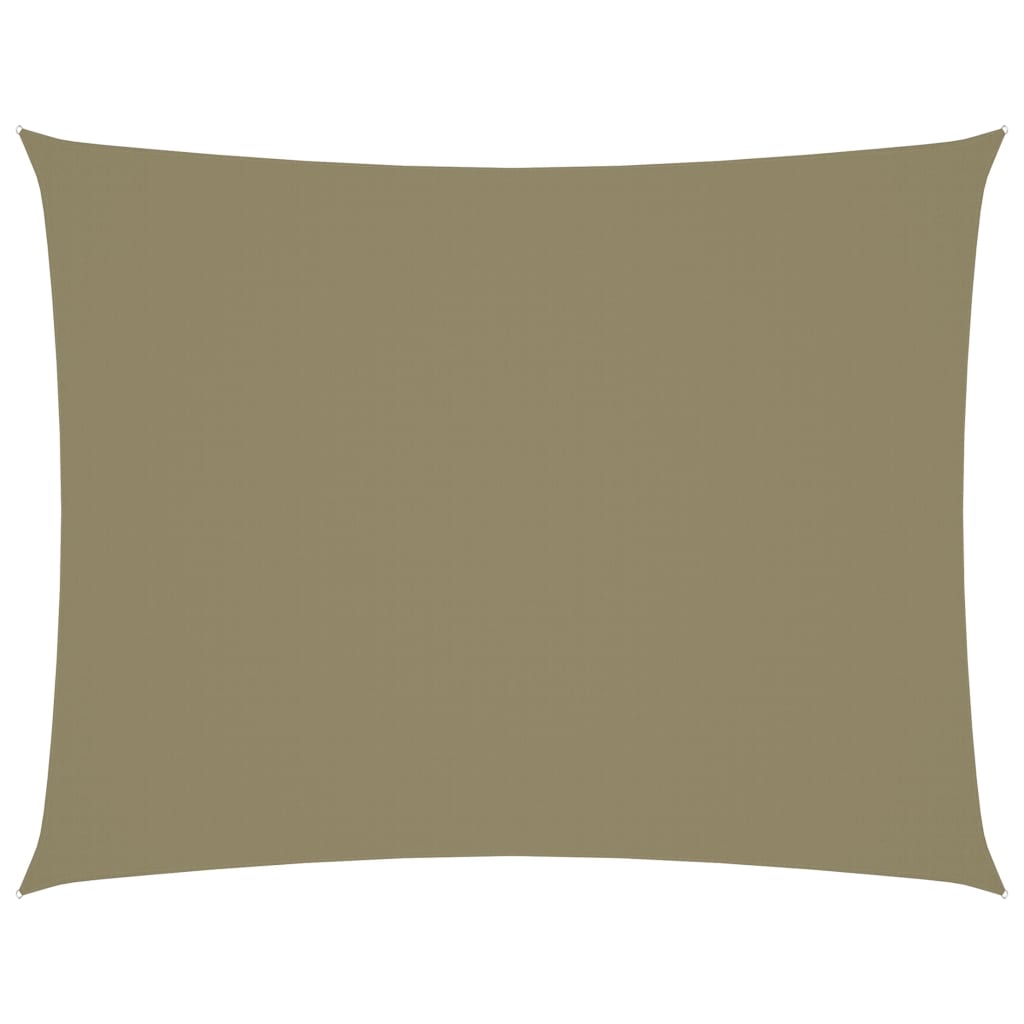 Ombrellone in tessuto vela rettangolare tessuto oxford 3,5 x 4,5 mt beige 02_0009639