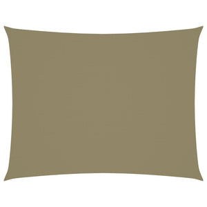Ombrellone in tessuto vela rettangolare tessuto oxford 3,5 x 4,5 mt beige 02_0009639
