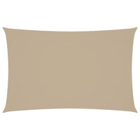 Parasole a Vela Oxford Rettangolare 5x8 m Beige