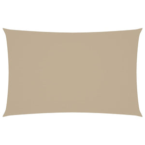 Parasole a Vela Oxford Rettangolare 5x8 m Beige