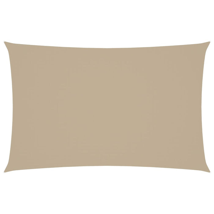 Parasole a Vela Oxford Rettangolare 5x8 m Beige