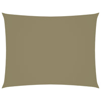 Ombrellone in tessuto vela rettangolare tessuto oxford 6 x 7 m beige 02_0009734