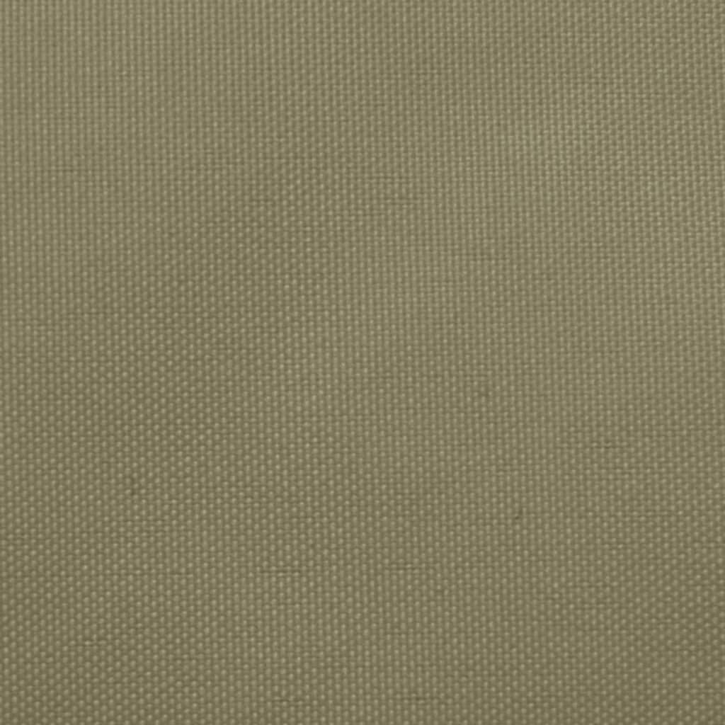 Vela parasole in telo parasole triangolare tessuto Oxford 3 x 4 x 5 m beige 02_0009843