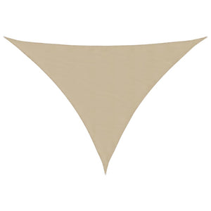 Parasole a Vela Oxford Triangolare 4x5x6,4 m Beige 135184
