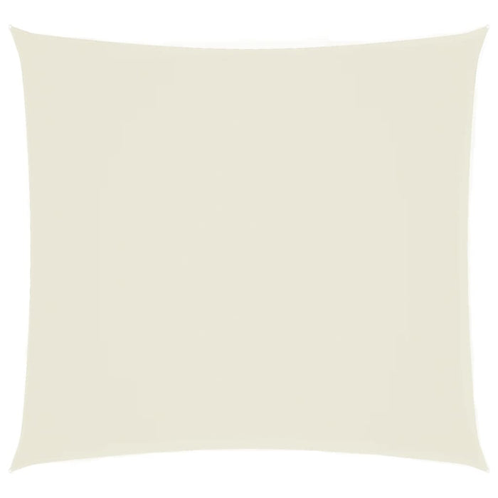 Parasole a Vela in Tela Oxford Quadrata 7x7 m Crema cod mxl 19572