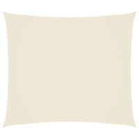 Parasole a Vela Oxford Rettangolare 2x2,5 m Crema