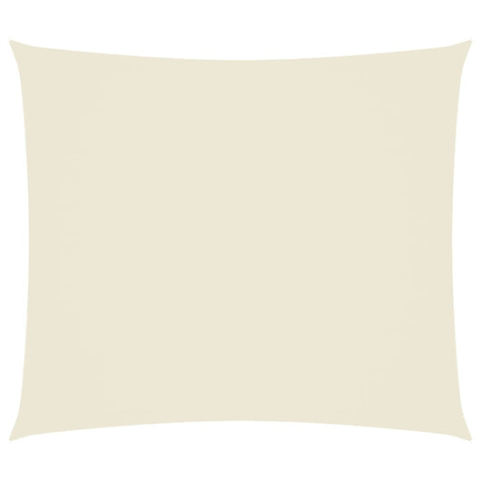 Parasole a Vela Oxford Rettangolare 2x2,5 m Crema