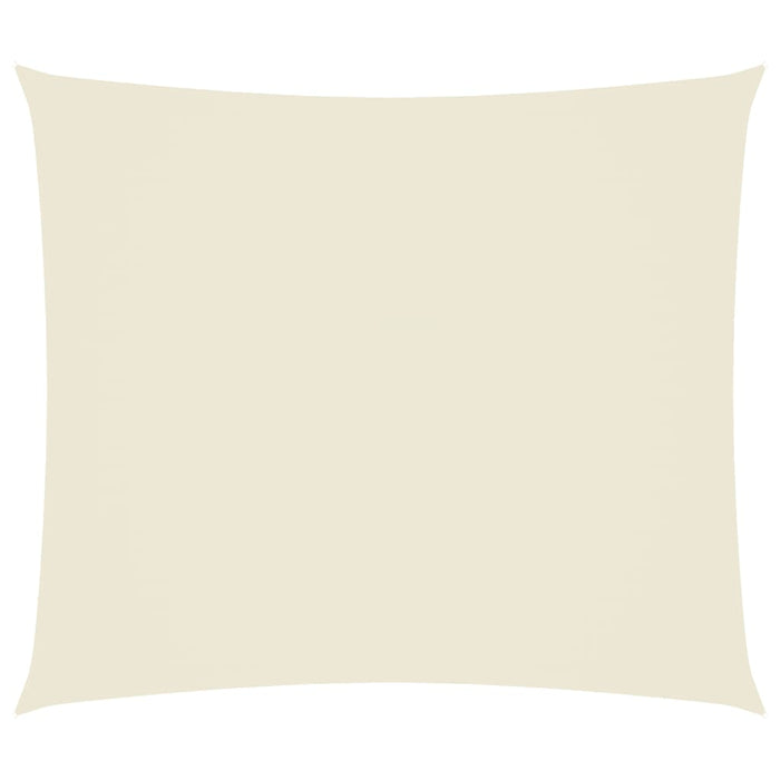 Parasole a Vela Oxford Rettangolare 2x2,5 m Crema