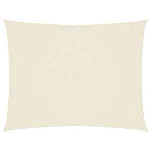 Parasole a Vela Oxford Rettangolare 2x3 m Crema 135200