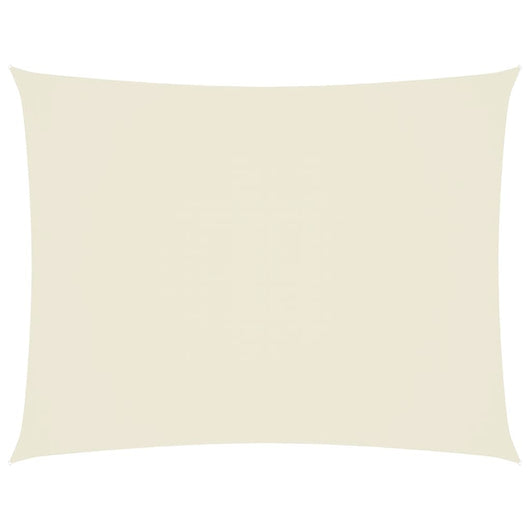 Parasole a Vela Oxford Rettangolare 2x3,5 m Crema cod mxl 66482