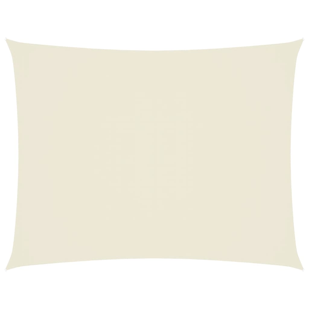 Parasole a Vela Oxford Rettangolare 2x3,5 m Crema 135201