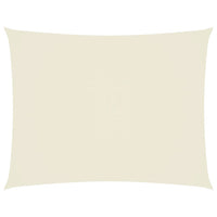 Parasole a Vela Oxford Rettangolare 2x3,5 m Crema 135201