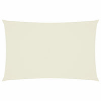 Parasole a Vela Oxford Rettangolare 2x4,5 m Crema cod mxl 17549