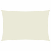 Parasole a Vela Oxford Rettangolare 2x5 m Crema cod mxl 25364