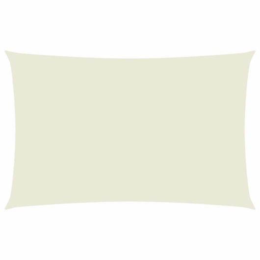 Parasole a Vela Oxford Rettangolare 2x5 m Crema 135204