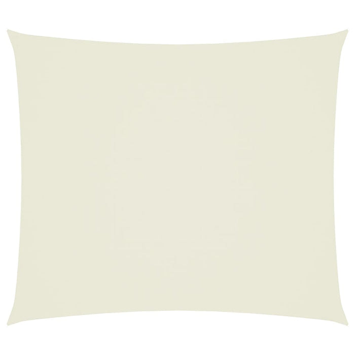 Parasole a Vela Oxford Rettangolare 2,5x3 m Crema
